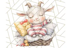 Warm & Fuzzy Mornings PNG Clipart, Cozy Animal Art Download Product Image 3