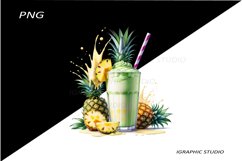 Milkshake Clipart, Food Clipart Product Image 1
