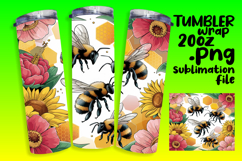 Trendy 20oz Design for Sublimation , Bee Product Image 1