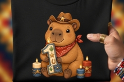 Cowboy Birthday Animals Clipart PNG | Western Party Animal Product Image 2