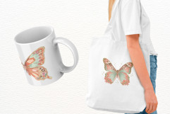 Brushstrokes Summer Butterfly Clipart Product Image 3