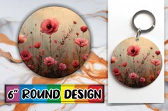 Whimsical Floral Circle Sublimation Collection Product Image 1