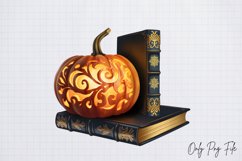 Books Halloween Clipart PNG Product Image 1