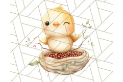 Woodland Nursery Baby Animals And Fantasy Forest PNG Clipart Product Image 3
