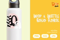 Wisp &amp; Wattle Boho Floral Monogram Product Image 1