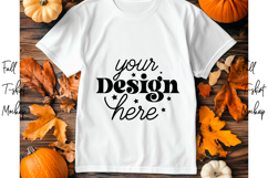 Fall t-shirt mockup, Fall mockup Product Image 1