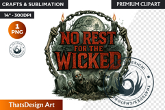 Halloween Slogan Clipart PNG ,Spooky Quote halloween clipart Product Image 1