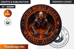 Halloween Clipart ,Spooky Quote,halloween slogan sublimation Product Image 1