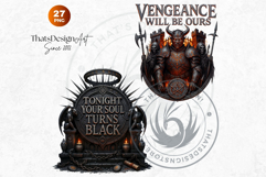 Halloween Slogans Clipart PNG Set V2,Spooky Quotes halloween Product Image 10