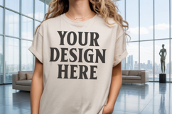 Comfort Colors 1717 Ivory T-Shirt Mockup Product Image 1