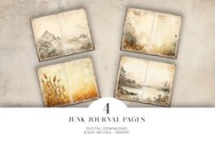 Junk Journal Digital Paper Bi-fold Product Image 1