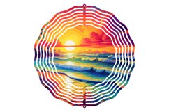 Round Wind Spinner Sublimation Bundle | Wind Spinner PNG Product Image 29