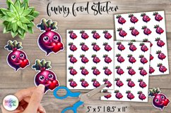 Funny Food Sticker, Food Puns Sticker, Printable Sticker Product Image 1