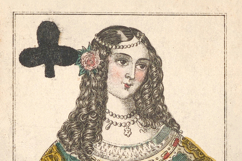 Antique Austrian Tarot Deck Queens Only Restored Images Product Image 3