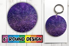 Vibrant Glittery Petal PNG Sublimation : Keychain, Coaster Product Image 1
