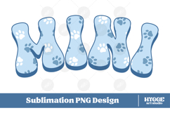 American Mini 4th of July USA Cat Dog Paw DTF Sublimation Product Image 1