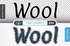 Dark Wool Editable Text Effect Product Image 2