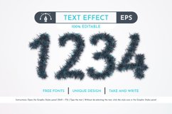 Dark Wool Editable Text Effect Product Image 5