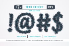 Dark Wool Editable Text Effect Product Image 6