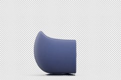 Isometric Arm Chair 3D isolated render Product Image 1