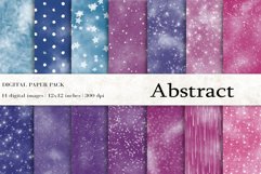 Abstract Digital Papers, Space Backgrounds, Galaxy Backgroun Product Image 1