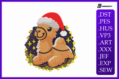 Christmas Camel Embroidery Designs For Machine Product Image 1