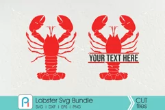 Lobster Svg, Lobster Monogram Svg, Lobster Clip Art Product Image 1