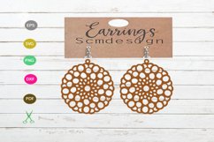 Earrings SVG,earrings template earrings cut file, earrings Product Image 1