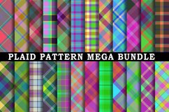 Plaid Pattern Mega Digital Paper Bundle Product Image 1