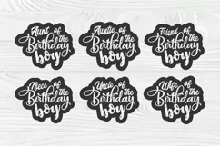 Birthday Boy SVG, Birthday Squad Svg, Family Shirt Quotes Product Image 4