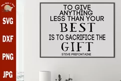 Sacrifice the gift svg Steve Prefontaine quote running quote Product Image 1