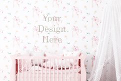 Blank wall mockup, Nursery mockup Product Image 1