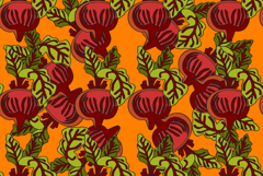 Botanical abstract seamless pattern with juicy beets vector Product Image 1