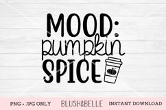 Mood Pumpkin Spice - PNG, JPG Product Image 1