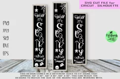Baby its spooky outside svg, halloween porch sign svg Product Image 1