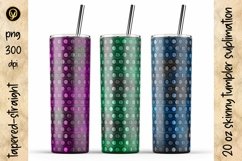 20 Oz Abstract Skinny Tumbler Bundle 7.6 Packs In One Product Image 6