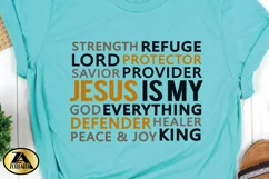 Jesus SVG PNG EPS DXF Christian SVG Bible Verse SVG Cut file Product Image 2