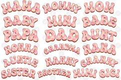 Family Mama Dad Sublimation Bundle Mother&#039;s Father&#039;s Day Set Product Image 2