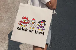 Chick or Treat - Cute Halloween Chickens PNG Design Product Image 3