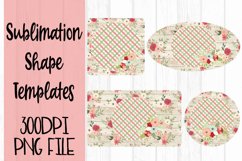 Country Flowers Sublimation Templates Product Image 1