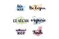 Vector doodle handdrawn colored piles of fruits and vegetabl Product Image 1