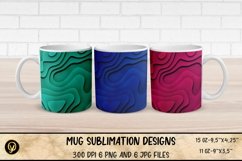 Mug Sublimation Wrap Bundle 10.Abstract Mugs. Product Image 2