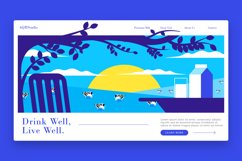 Farm Milk Farm - Banner &amp; Landing Page Product Image 1