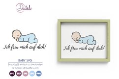 Baby SVG | Ich freu mich auf dich! Product Image 1