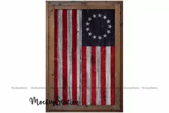 Betsy Ross Garden Flag Sublimation Png, Patriotic USA Flag Product Image 2