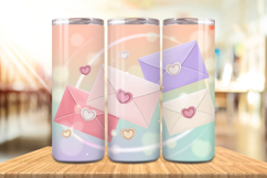 Valentine’s Day Love Envelope Tumbler Wrap PNG Big Bundle Product Image 2