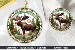 Animals Stained Glass Ornament Bundle, 30 High-Quality PNG Product Image 20