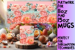 Flower Leopard Print Cup Wrap Product Image 1