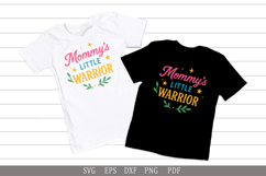 Mommy’s Little Warrior SVG Design for Baby &amp; Toddler T-Shirt Product Image 2
