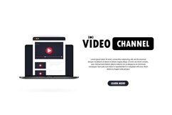 Video channel illustration. Product Image 1